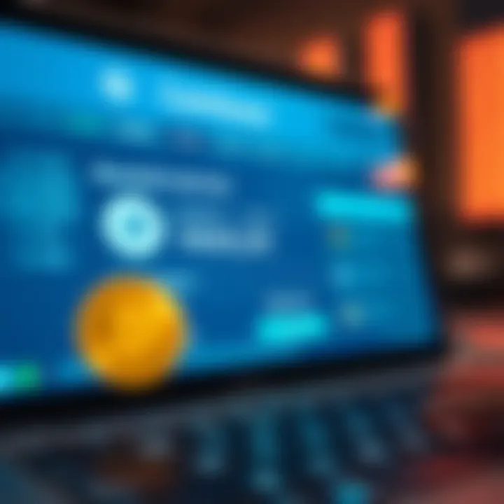 Coinbase Account Overview User interface of Coinbase platform displaying account balance