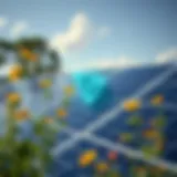 Tron blockchain integration with solar panels