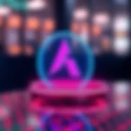 Visual representation of AMP Token's blockchain technology