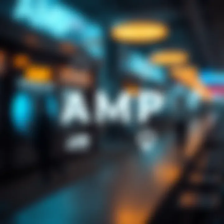 Use Cases of AMP Token Infographic illustrating use cases of AMP Token in various industries