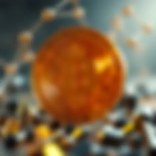 An abstract representation of Dotcoin's blockchain technology