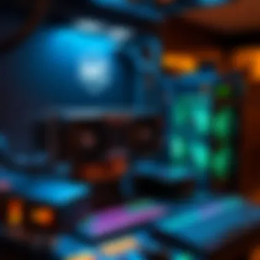 Setup of a graphics card mining rig