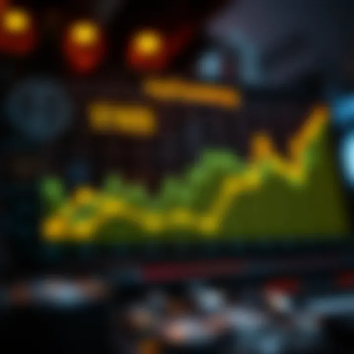 Chart depicting profitability trends in cryptocurrency mining