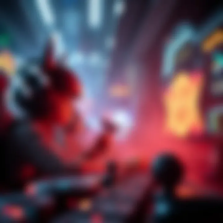 Artistic representation of NFTs influencing the gaming industry