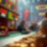 Conceptual illustration of open betting in cryptocurrency