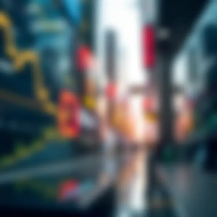 Concept of Short Selling Conceptual illustration of short selling in the stock market