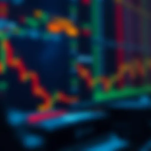 Conceptual illustration of stop limit orders in trading