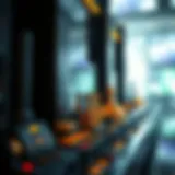 Conceptual representation of digital art NFTs