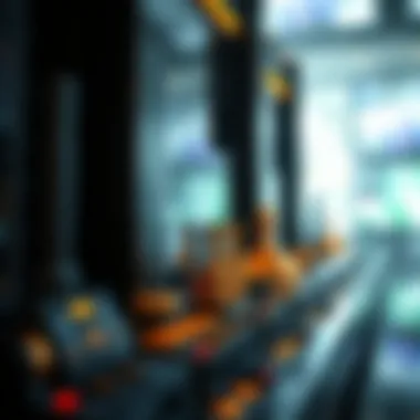 Conceptual representation of digital art NFTs