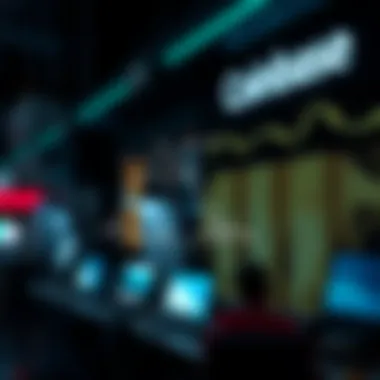 Diagram illustrating the transaction flow on Coinbase