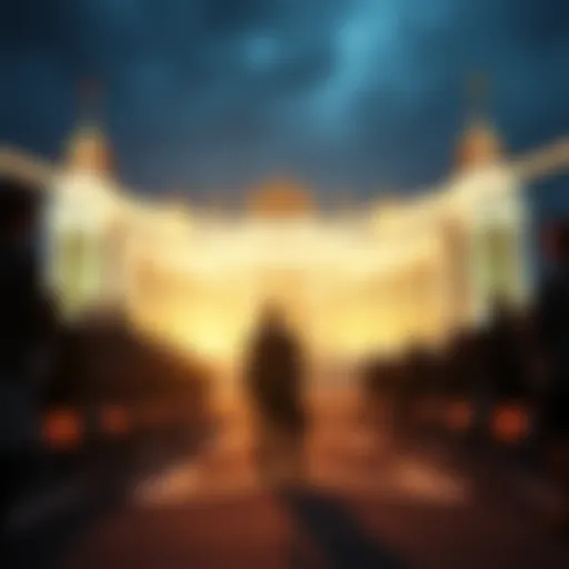 Concept illustration of decentralized governance