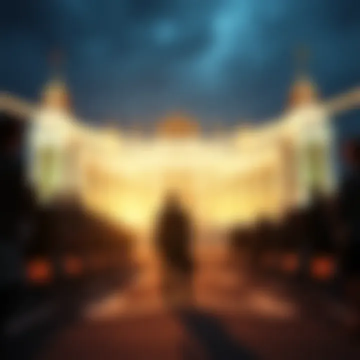 Concept illustration of decentralized governance