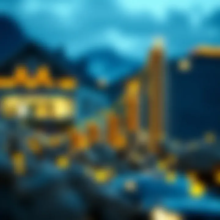 Symbolic representation of digital assets growth