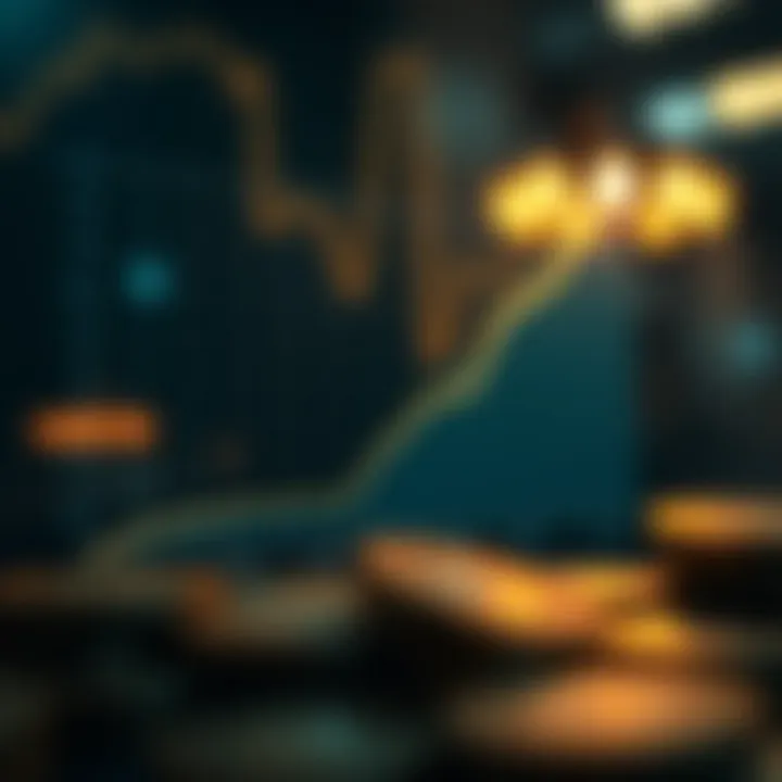 Graph showing potential returns from Uphold staking