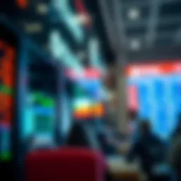 Visual representation of various cryptocurrency exchanges