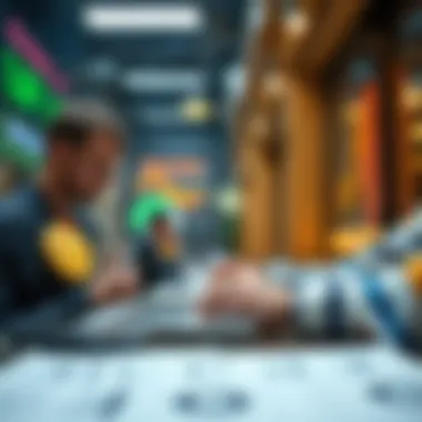 Peer-to-Peer Trading in Crypto Illustration depicting peer-to-peer cryptocurrency transactions