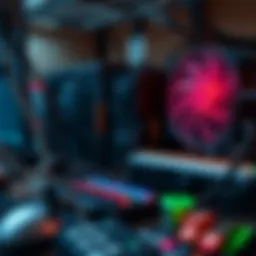 Home crypto mining setup with advanced hardware